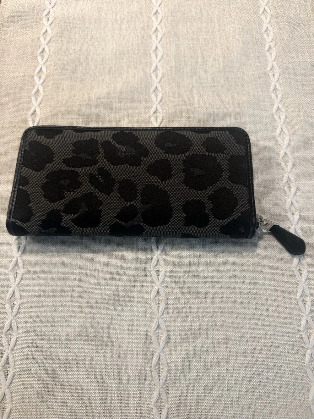 COACH leopard wallet